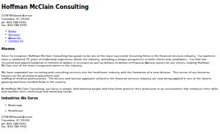 Hoffman McClain Consulting website