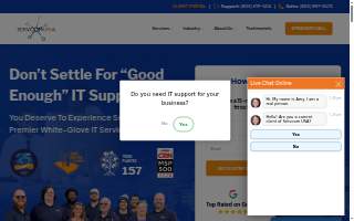 Servcom USA | Managed IT Services and IT Support Company in Columbia website