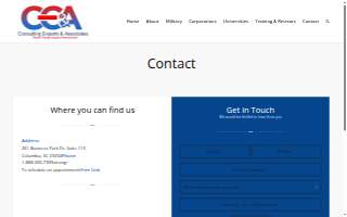 The Consulting Experts website