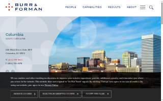 Burr & Forman of Columbia website