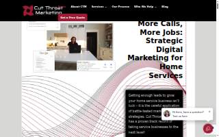 Cut Throat Marketing website