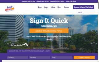 Sign it Quick Columbia website
