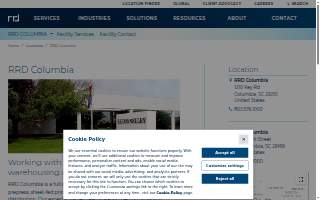RRD of West Columbia website