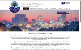 Columbia SC Events website