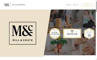 Mill & Crate website