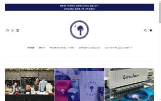 Palmetto Shop website