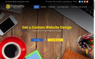 Palmetto Web Design website