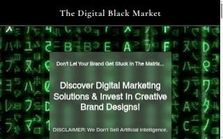 The Digital Black Market website