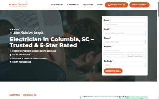 Sunrise Electric Co. of Columbia website