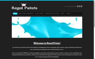 Regal Prints website