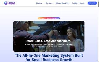 Core Focus Marketing - Digital Marketing Agency website