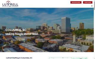 Luttrell Staffing Group - Columbia website
