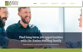Kudzu Staffing website