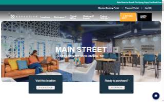 Expansive Main Street website