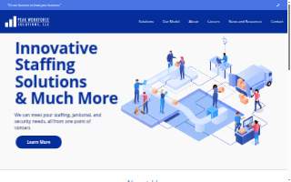 Peak Workforce Solutions Columbia website
