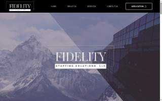Fidelity Staffing Solutions website