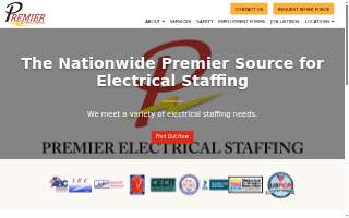 Premier Electrical Staffing of Columbia website
