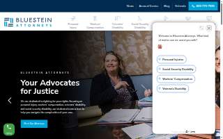 Bluestein Attorneys website