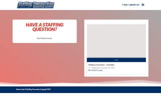 Staffing Connection of Columbia website
