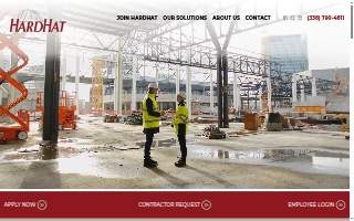 HardHat Workforce Solutions of West Columbia website