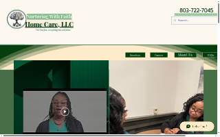 Nurturing With Faith Home care website