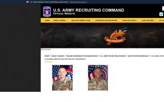 Columbia Recruiting Battalion website