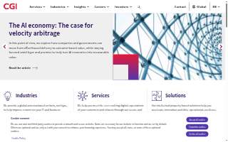 CGI Technologies and Solutions website