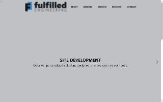 Fulfilled Engineering website