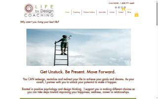 Life By Design Coaching website