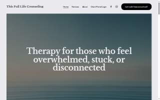 This Full Life Counseling, LLC website