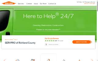 SERVPRO of Richland County website