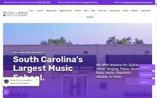 Columbia Arts Academy website