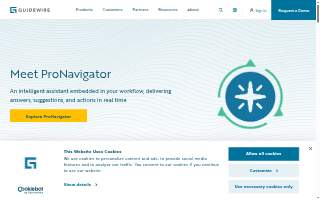 Guidewire Software, Inc. website