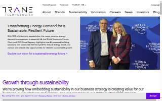 Trane Technologies website