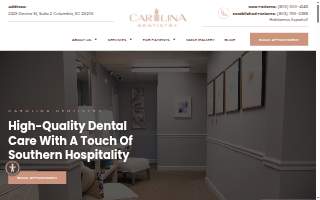 Carolina Dentistry website