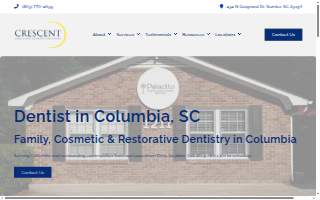 Crescent Family and Cosmetic Dentistry of Columbia website