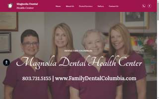 Magnolia Dental Health Center website