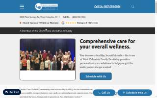 West Columbia Family Dentistry website