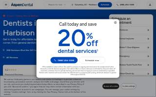 Aspen Dental - Columbia, SC - Harbison website