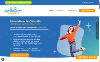 Capital City Dentistry website