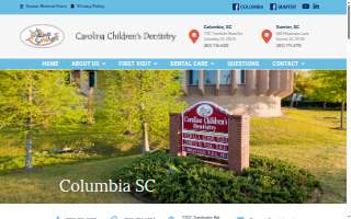 Carolina Children's Dentistry of Columbia website