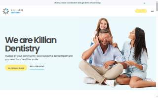Killian Dentistry website