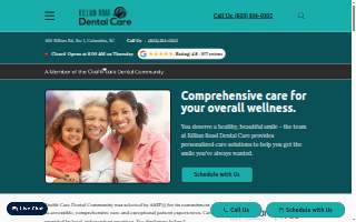 Killian Road Dental Care website