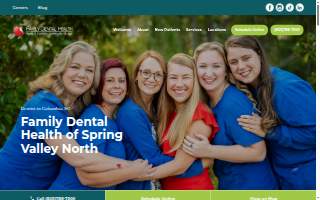 Family Dental Health of Spring Valley North website
