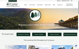 Cedar Management Group of Charlotte website