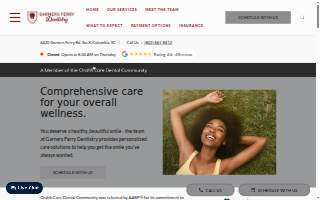 Garners Ferry Dentistry website