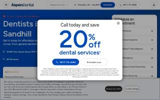 Aspen Dental - Columbia, SC - Sandhill website