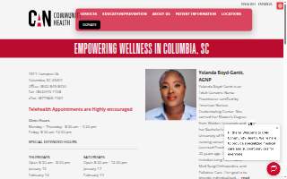 CAN Community Health - Columbia website