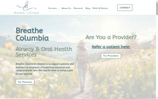 Breathe Columbia website