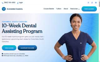 Accelerated Academy | Dental Assisting - Columbia website